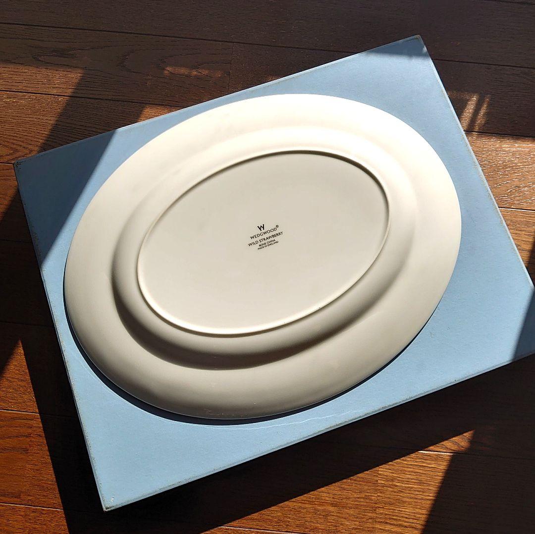 【新品未使用】 ワイルドストロベリー オーバルプレート