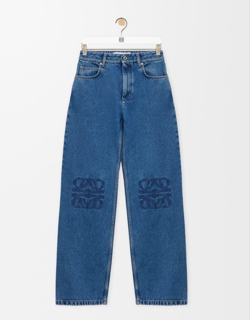 ロエベ アナグラム バギー ジーンズ（コットン）