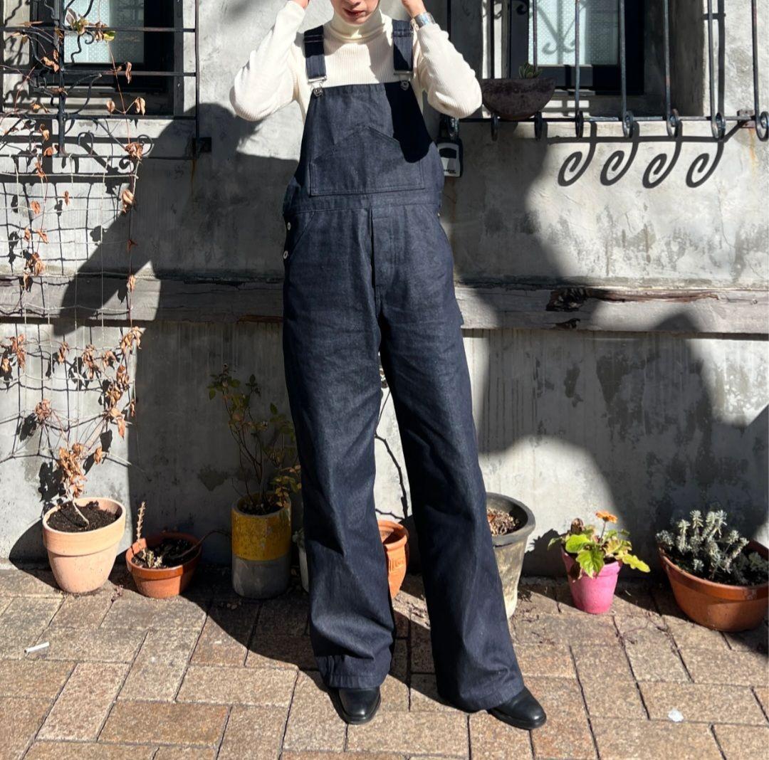 美品✨marihojaマリホジャ オリジナル リジッドデニムオーバーオール