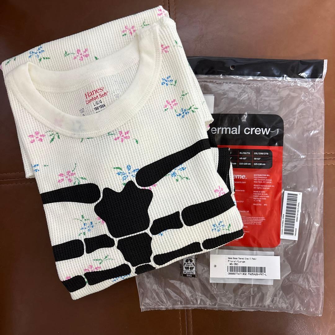 supreme 骨サーマル　Lサイズ　新色