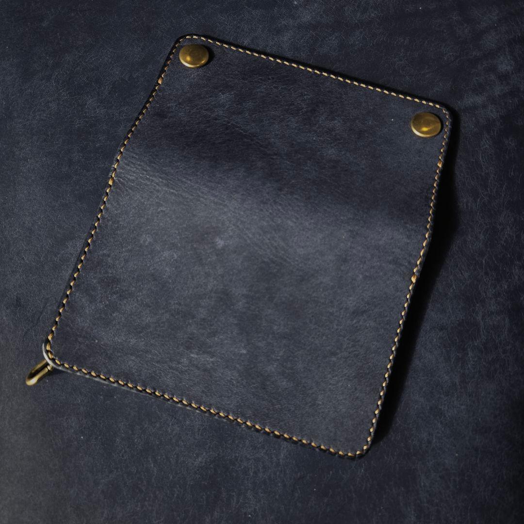 275ミドル　トラッカーウォレット イタリアンレザーMARGOT【DB&NV】