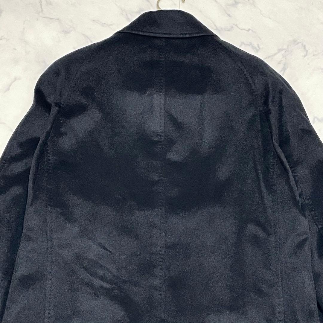 極美品✨ DURBAN カシミヤ100% ステンカラーコートブラック サイズM