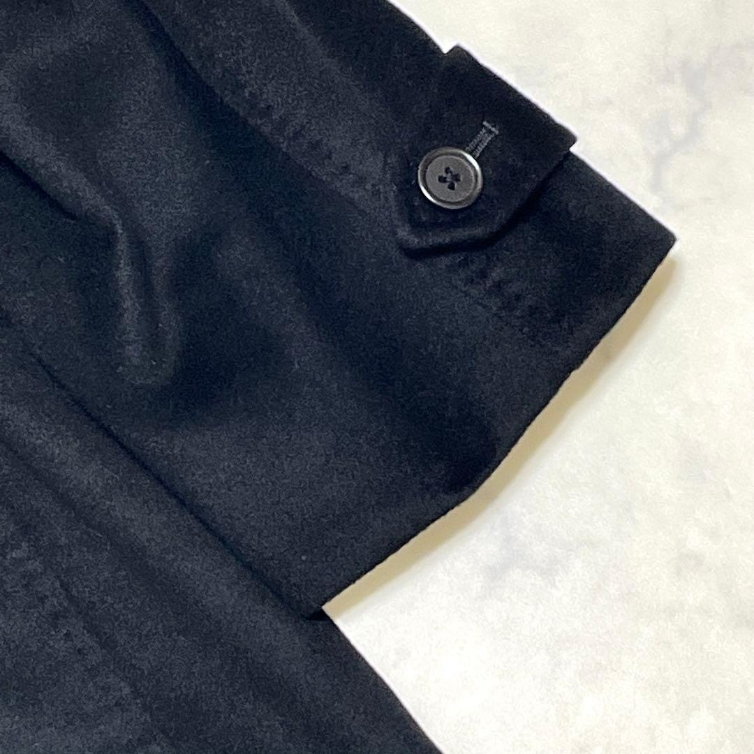 極美品✨ DURBAN カシミヤ100% ステンカラーコートブラック サイズM