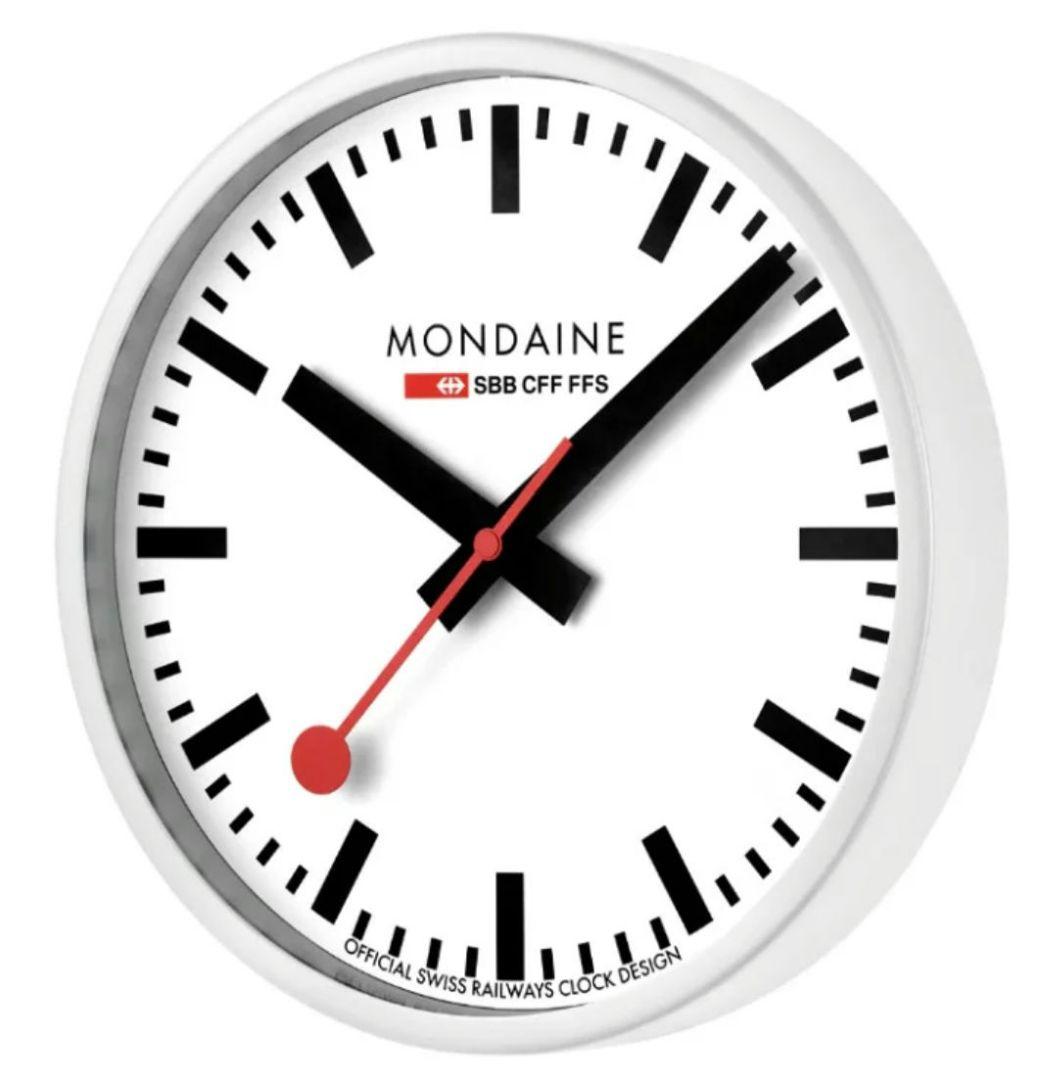 【新作カラー・新品】MONDAINE 掛け時計 25cmホワイト
