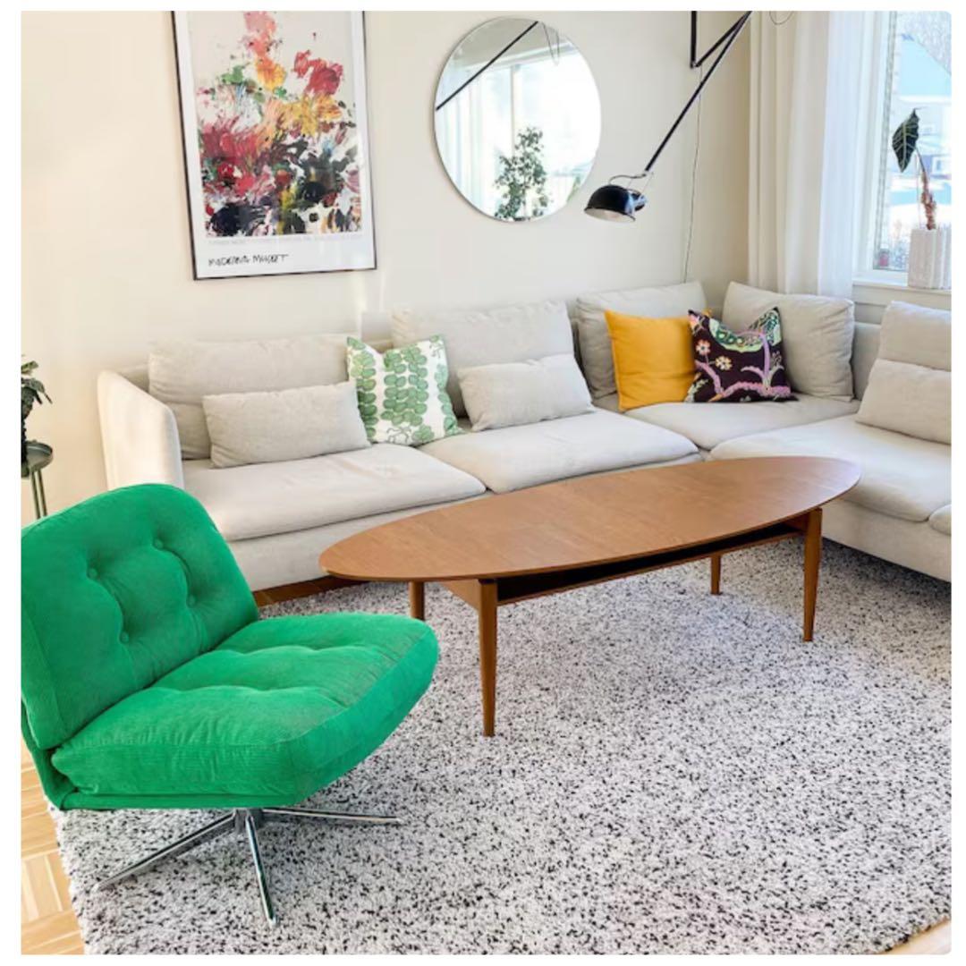 \"\"新品●未開封\"\" イケア ディヴリンゲ 1人掛けソファ 回転パーソナルチェア