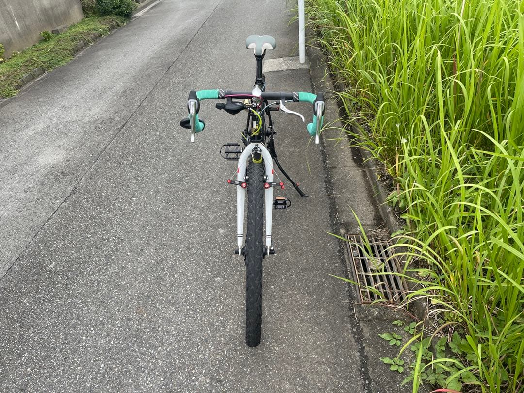 送料高いので引き取り推奨　BRUNOスキッパー26 ブラック/ホワイト26インチ