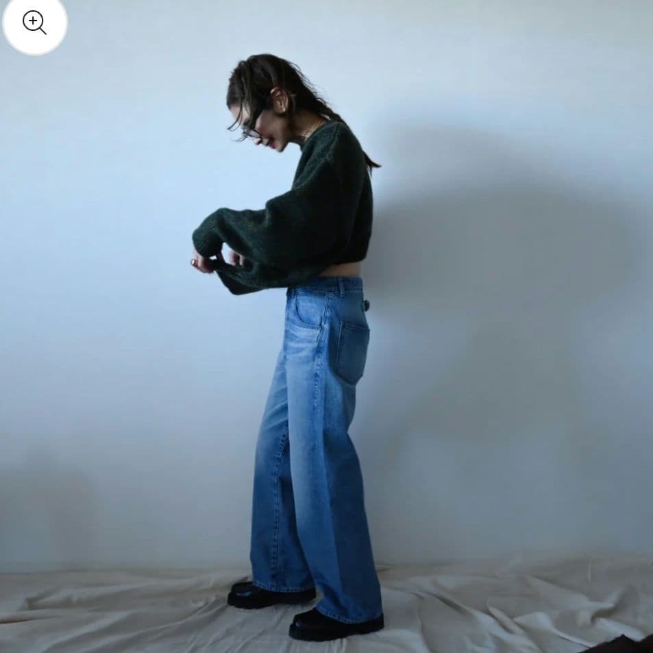 パンツ Ch!iiibag/Chiiiibag Midlize Wide Denim