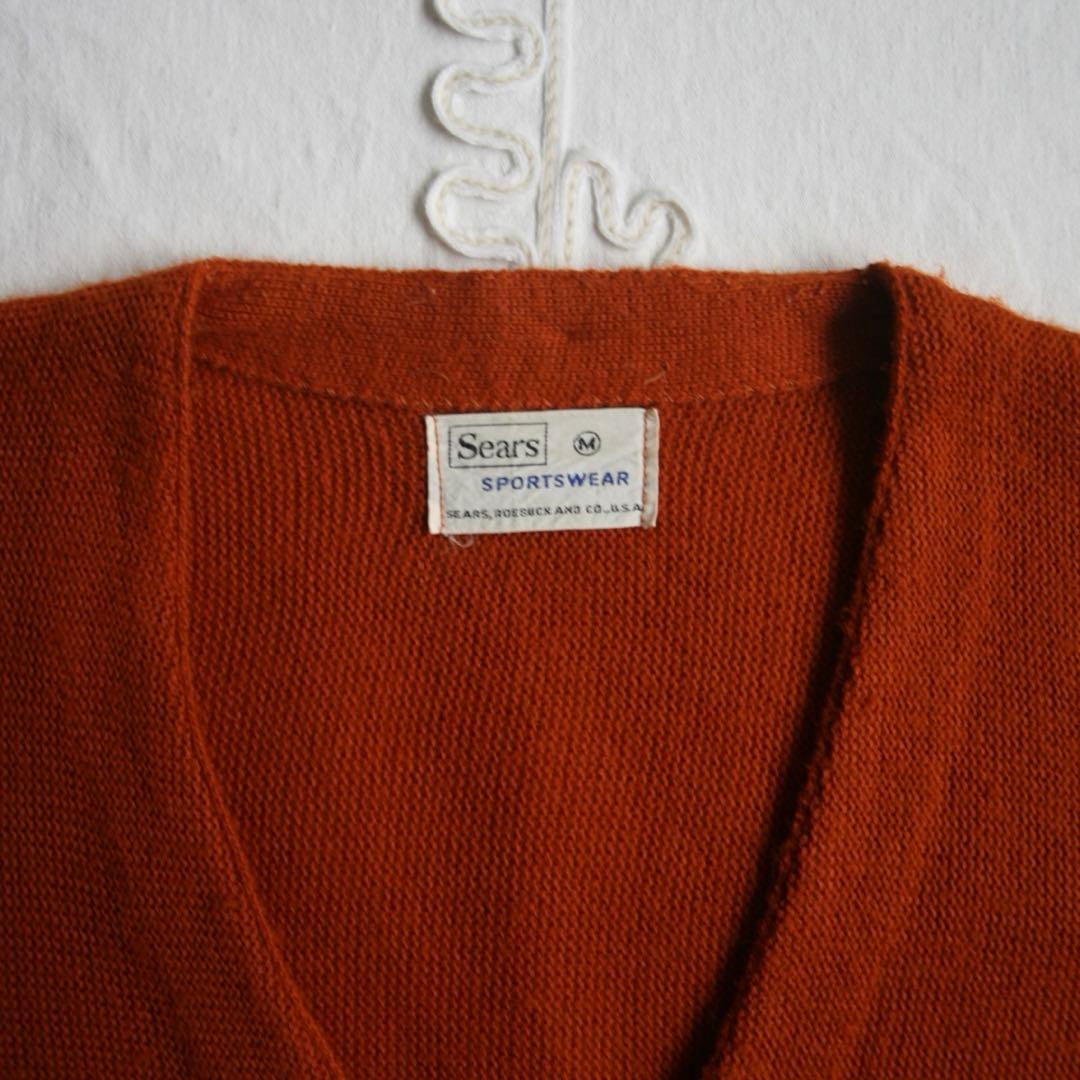 60s sears sportswear ヴィンテージアクリル？カーディガン