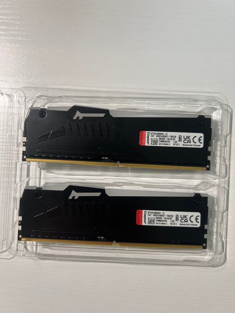 Kingston FURY BEAST DDR5 RGB メモリ 2枚8gb*２
