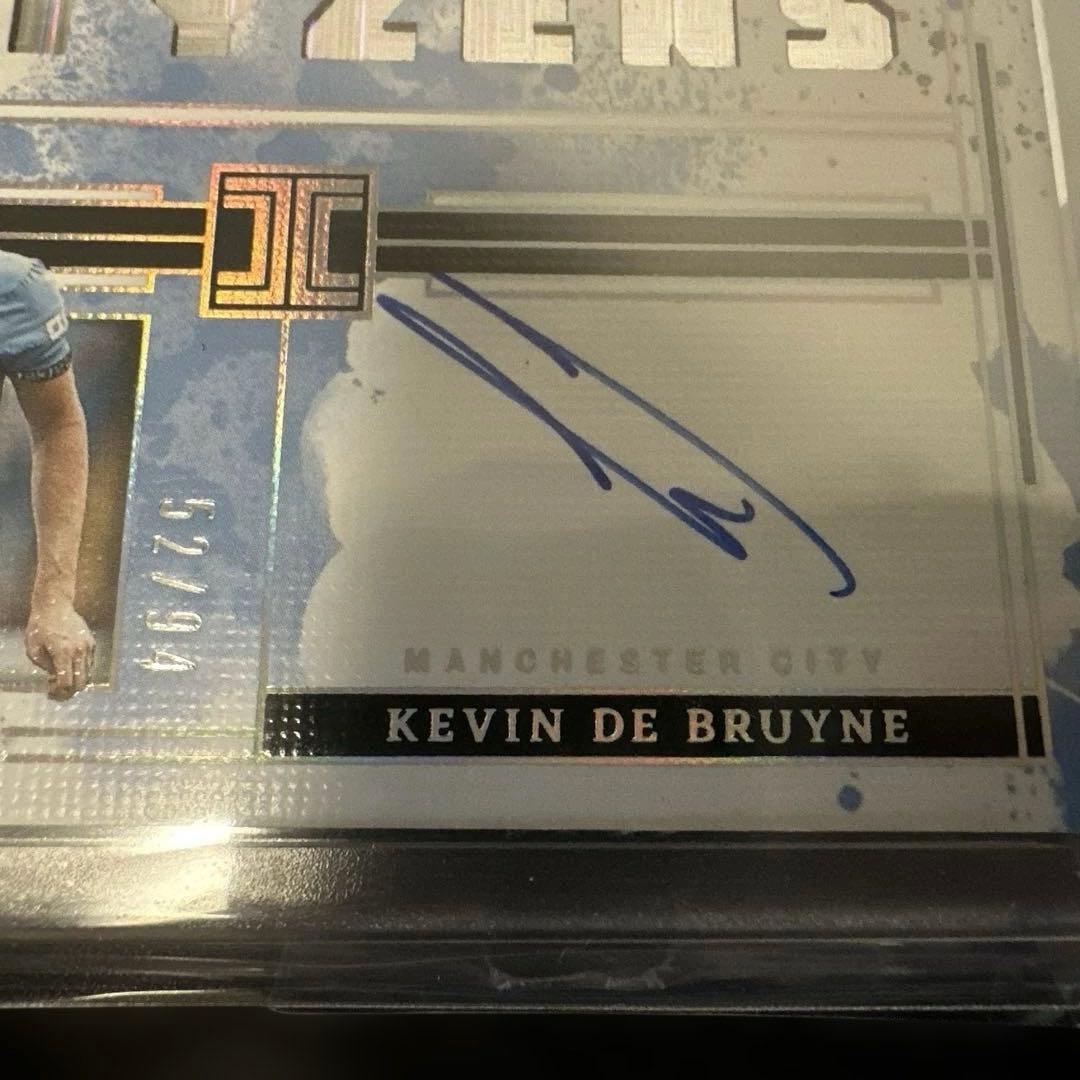 ケビン・デ・ブライネ　サインカード　マンチェスターシティ　デブライネ