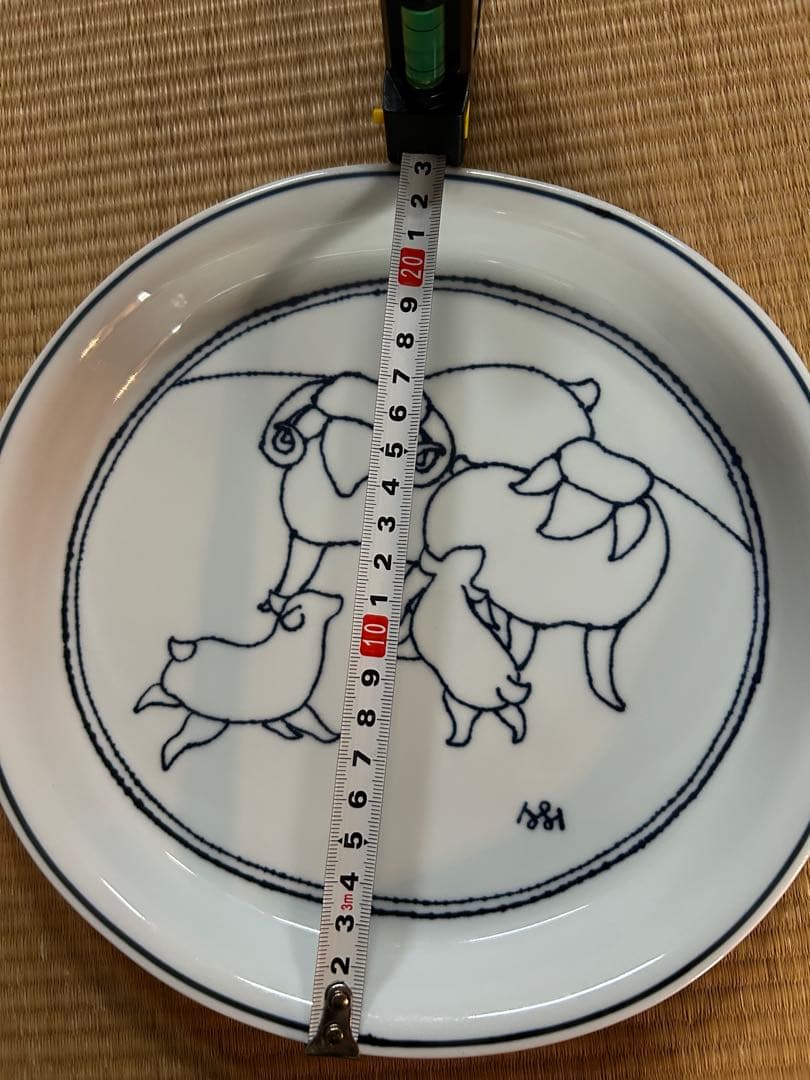 無汸庵　むほうあん　綿貫宏介　絵皿　２枚