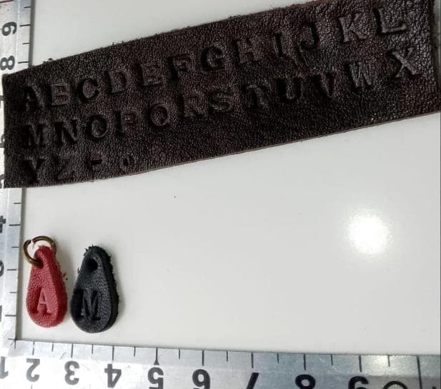 ALBA様★【87】栃木レザーハートキーホルダー