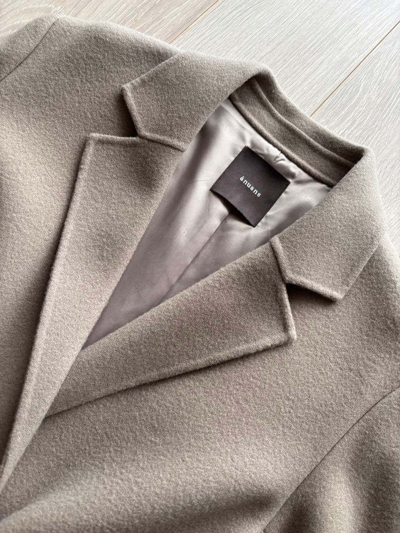 anuans アニュアンス♡リバーロングチェスターコート