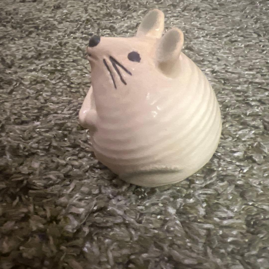 リサラーソン 3匹のネズミ　ホワイト