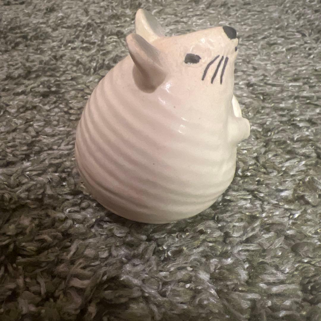 リサラーソン 3匹のネズミ　ホワイト