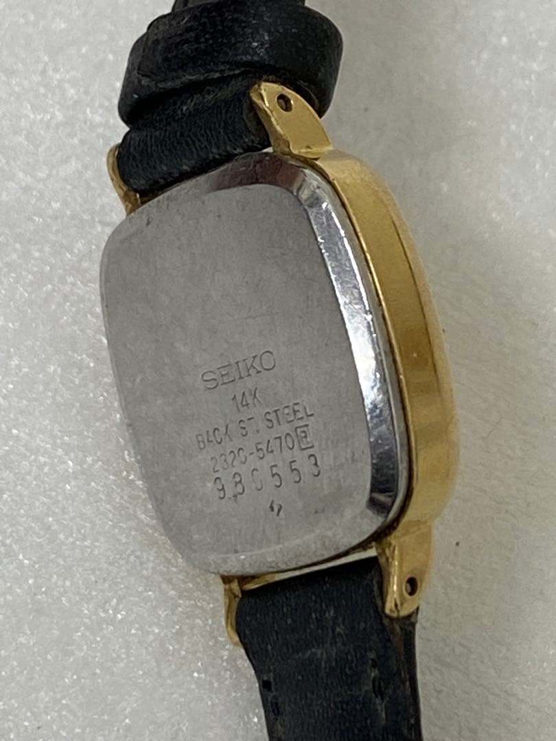 3-3205 SEIKO 14Kクォーツレディース腕時計モデル2320-0760