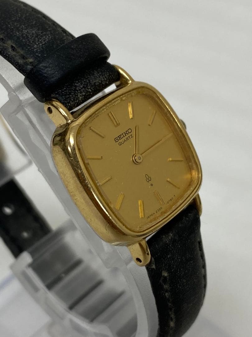 3-3205 SEIKO 14Kクォーツレディース腕時計モデル2320-0760