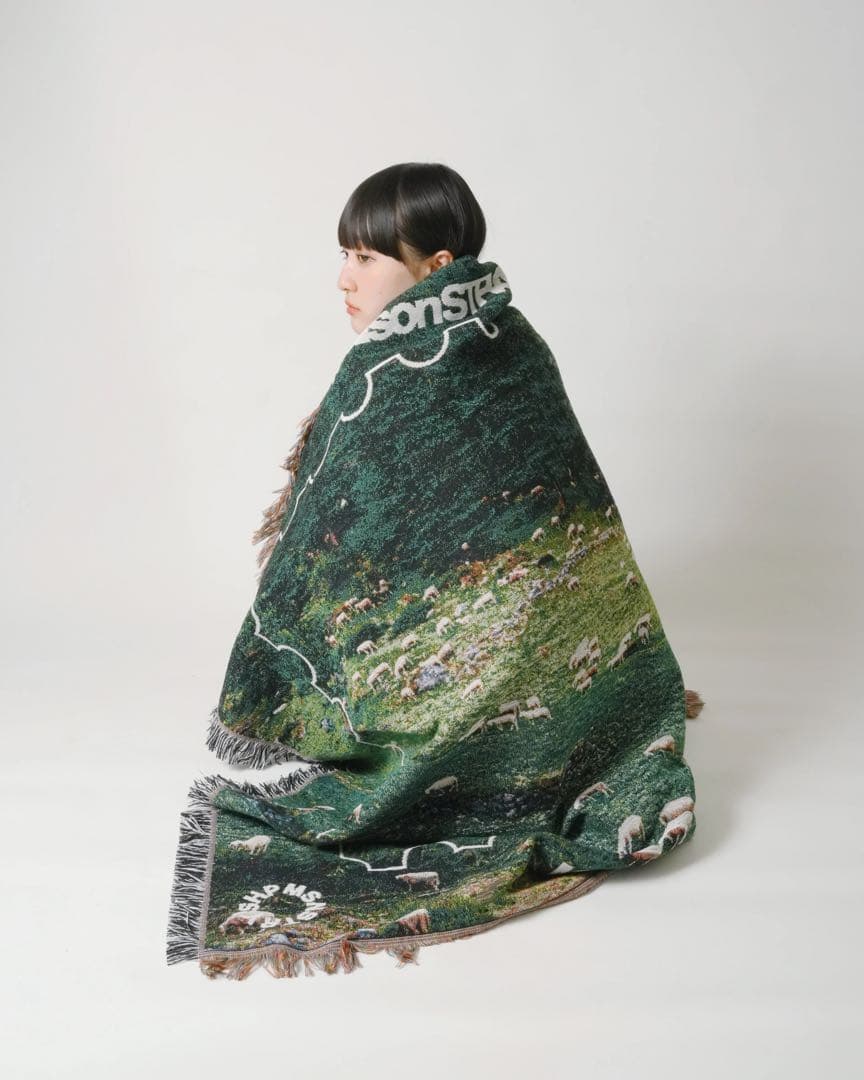 ラグ・カーペット Maison STIRANSHEEP STRAYSHEEP RUG GREEN