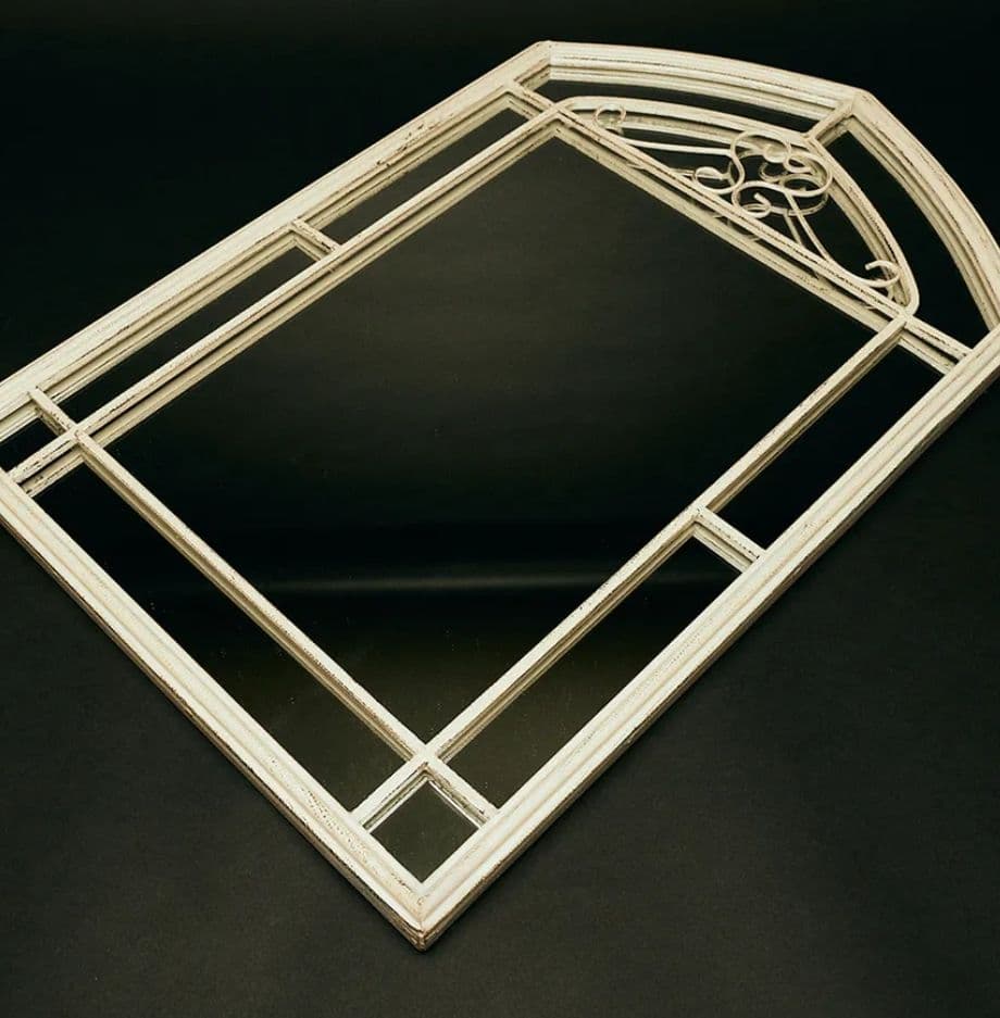 新品 アンティーク錬鉄製 装飾ミラー