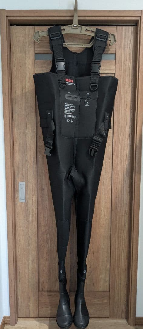 DRESSクロロプレン ウェーダー エアボーン 胴長、 バッグ 、ハンガーセット