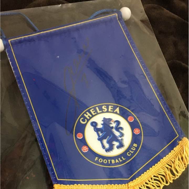 チェルシー ミニペナント  サイン入り