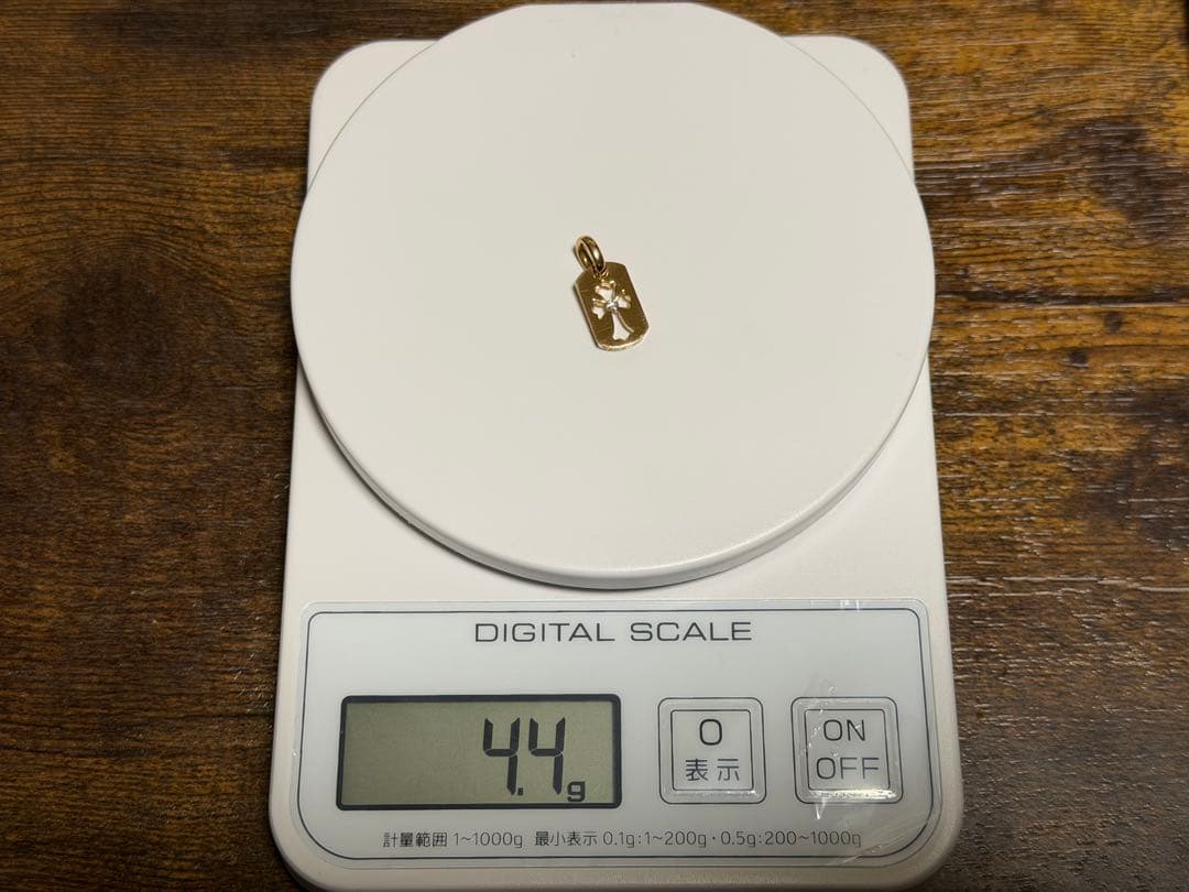 Chrome Hearts 22k タイニーカットアウトクロスダイヤモンド