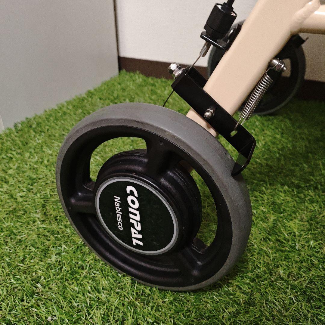 ナブテスコ 抑速ブレーキ付前腕支持型歩行車 リハモ コンパル