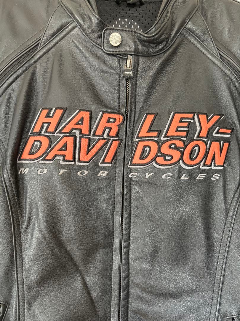 ハーレーダビッドソン　レザージャケット　 2wayタイプ　革ジャン