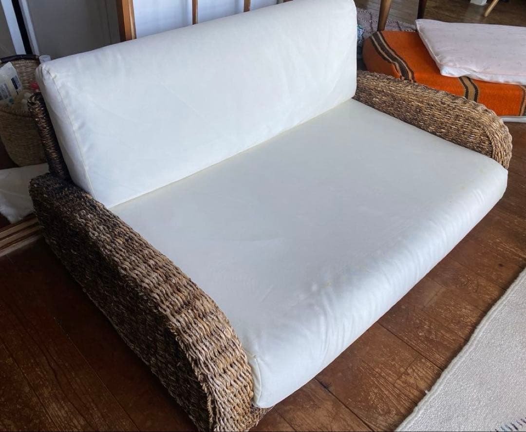 ヴィンテージ バリ風 ローソファ アジアン インドネシア産