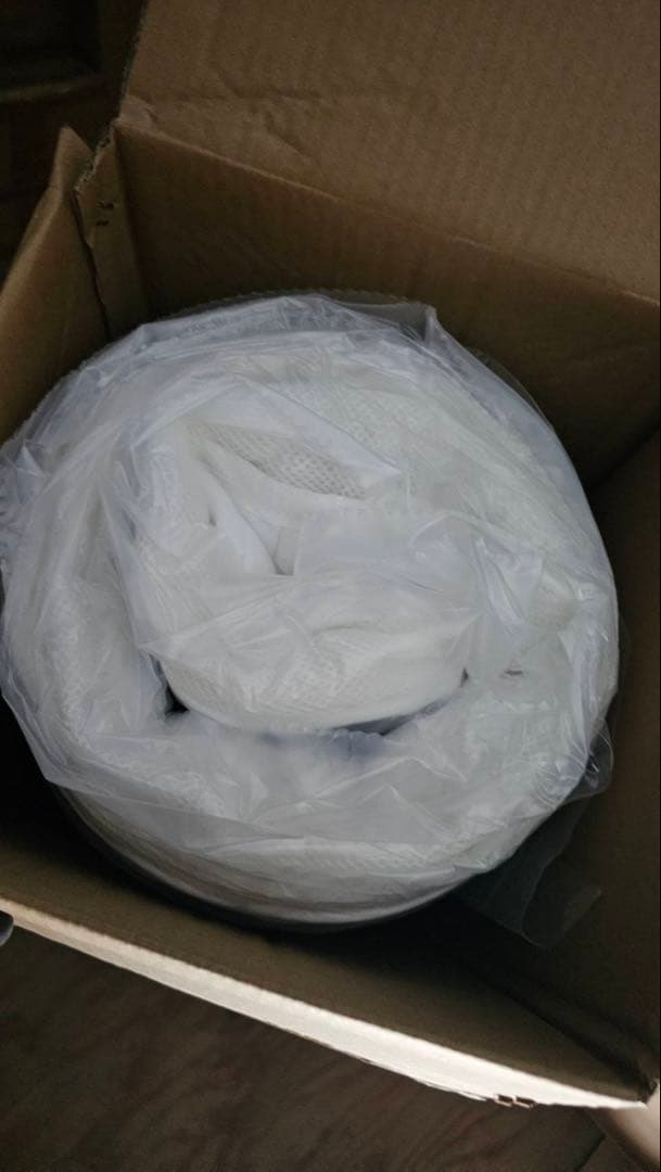 新品未使用　薄型ポケットコイルマットレス　ダブル　ホワイト