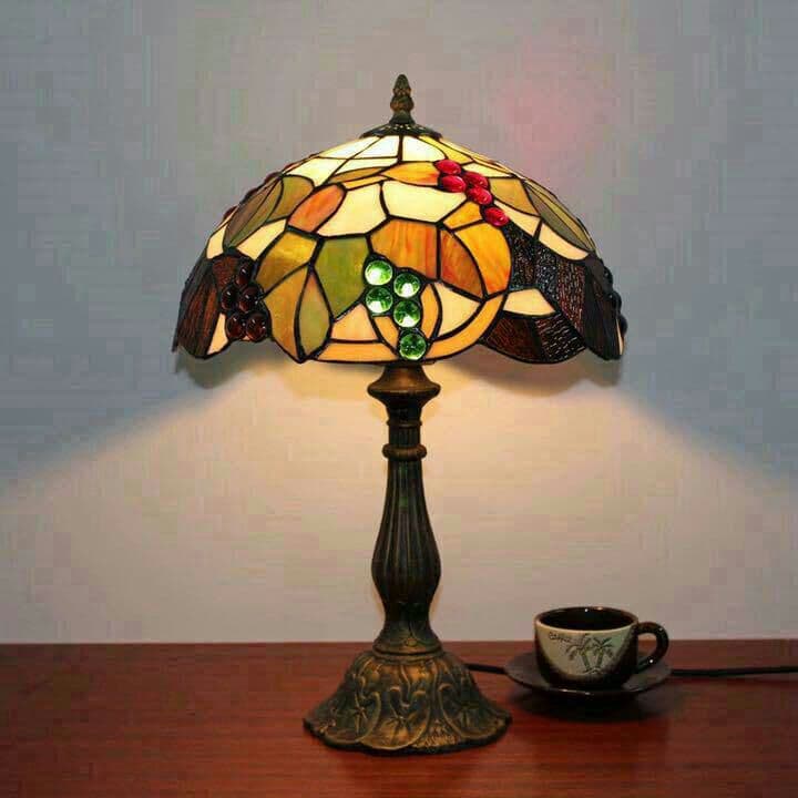 ステンドグラスランプ 卓上スタンド 照明 枕元 \r\r スタンド