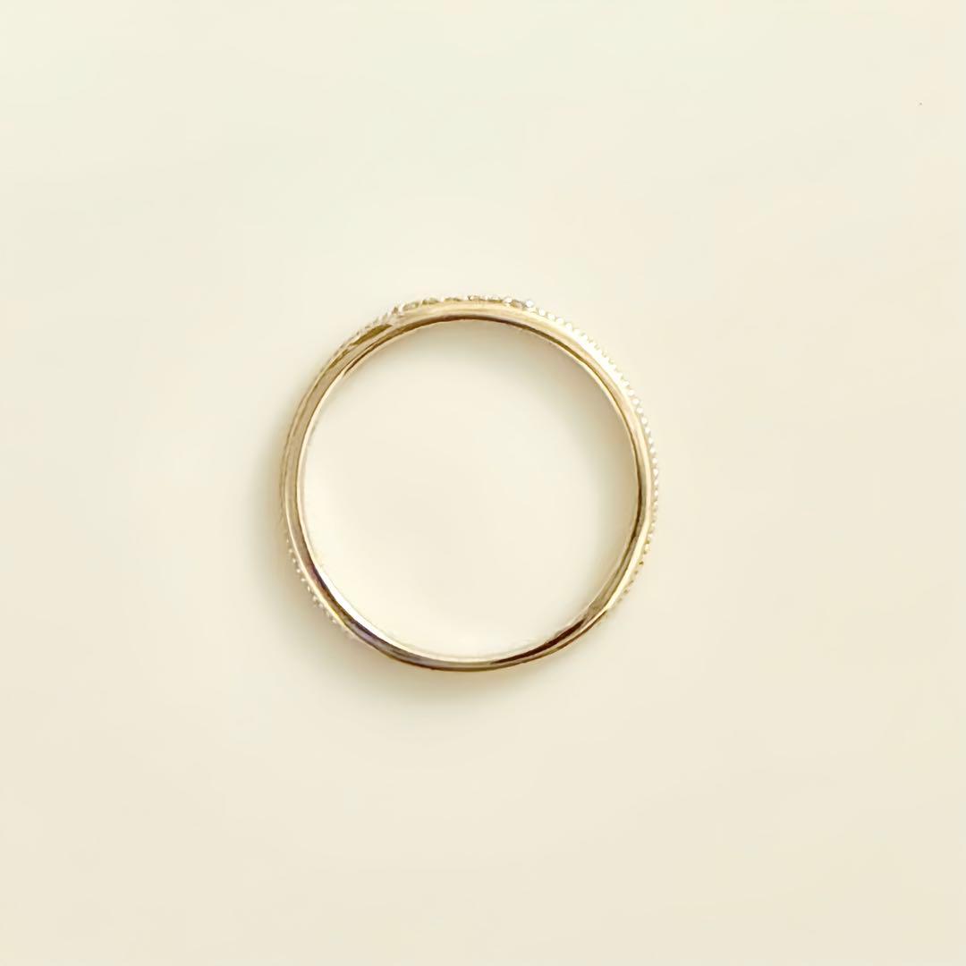 ★miroir 10K 世界最小ダイヤリング　ゴールド　11号