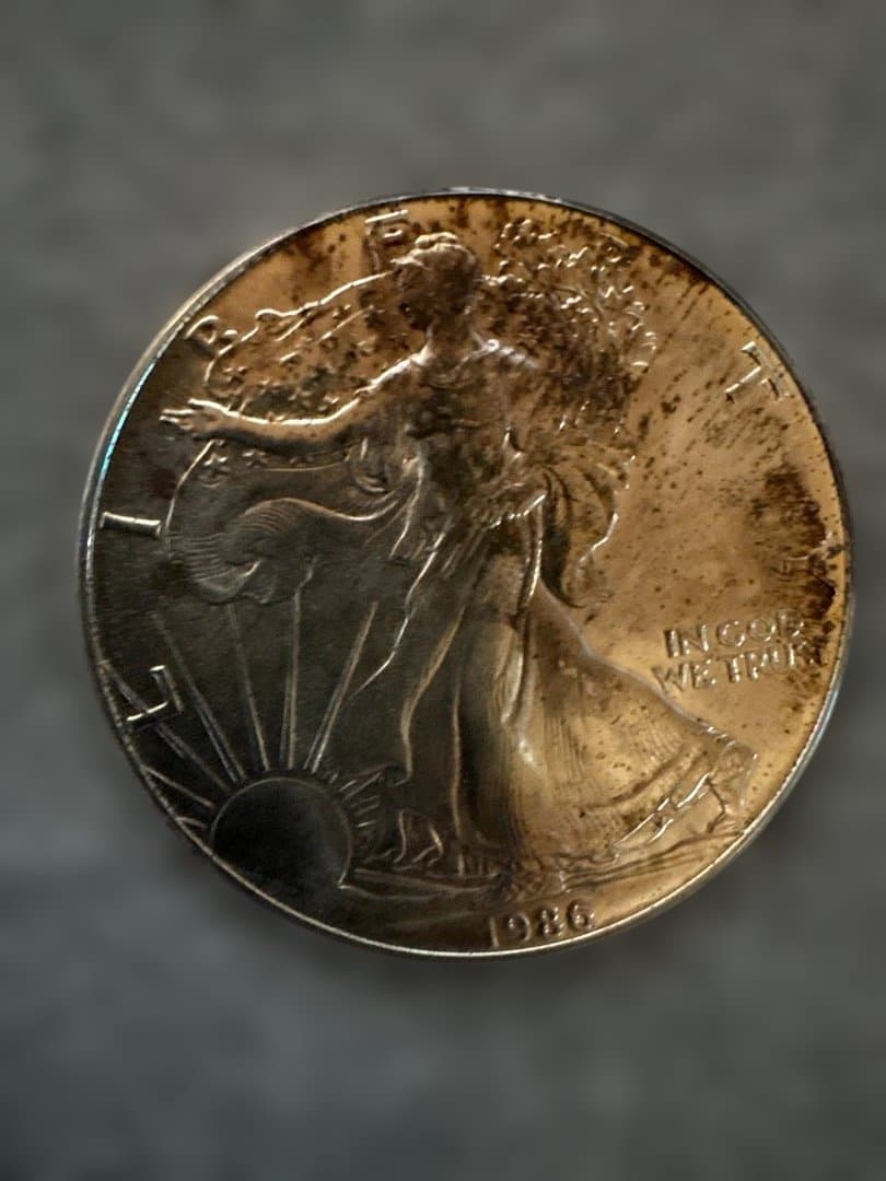 ド*ム様 1986年 アメリカ 1オンス銀貨 自由の女神像