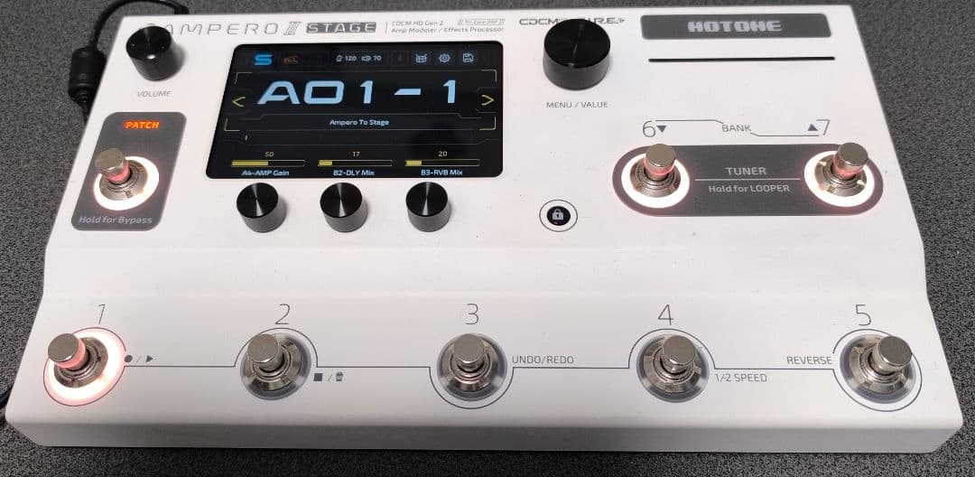 ギター hotone Ampero II Stage