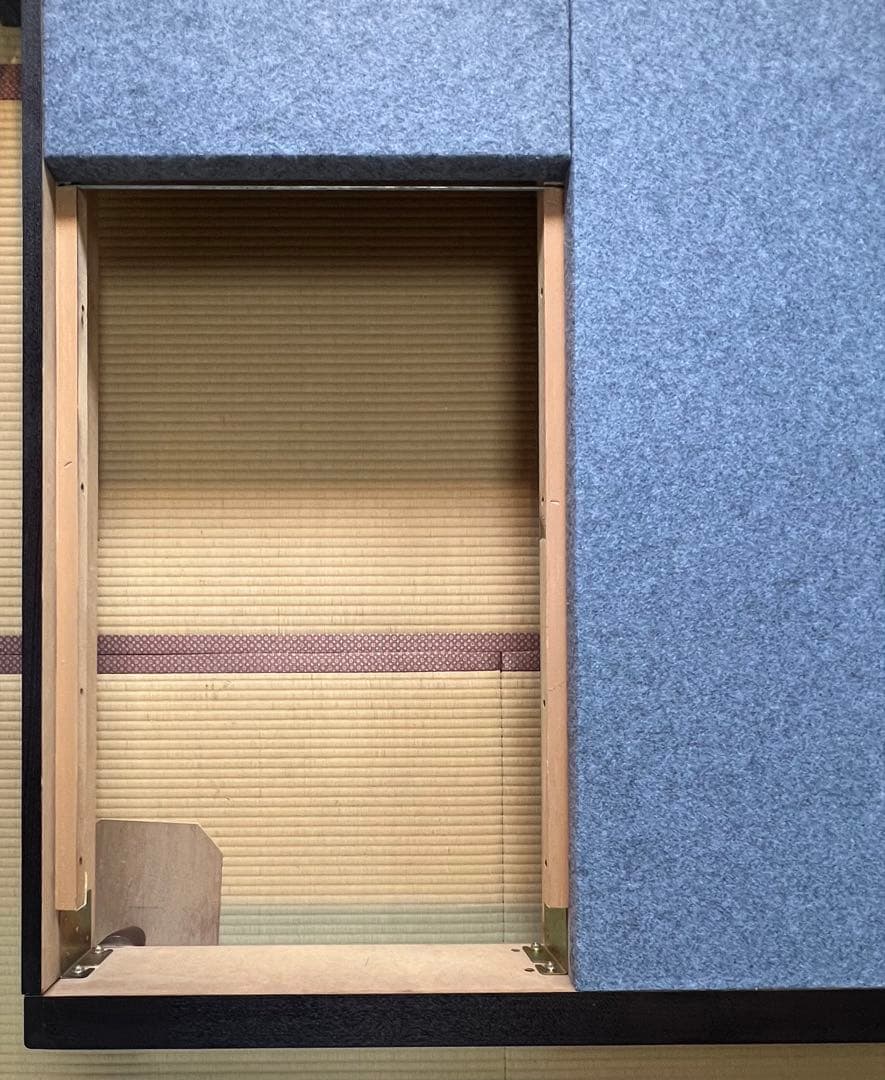 セミダブルベッド用木製ベッドフレーム　ヘッド&引出し付き