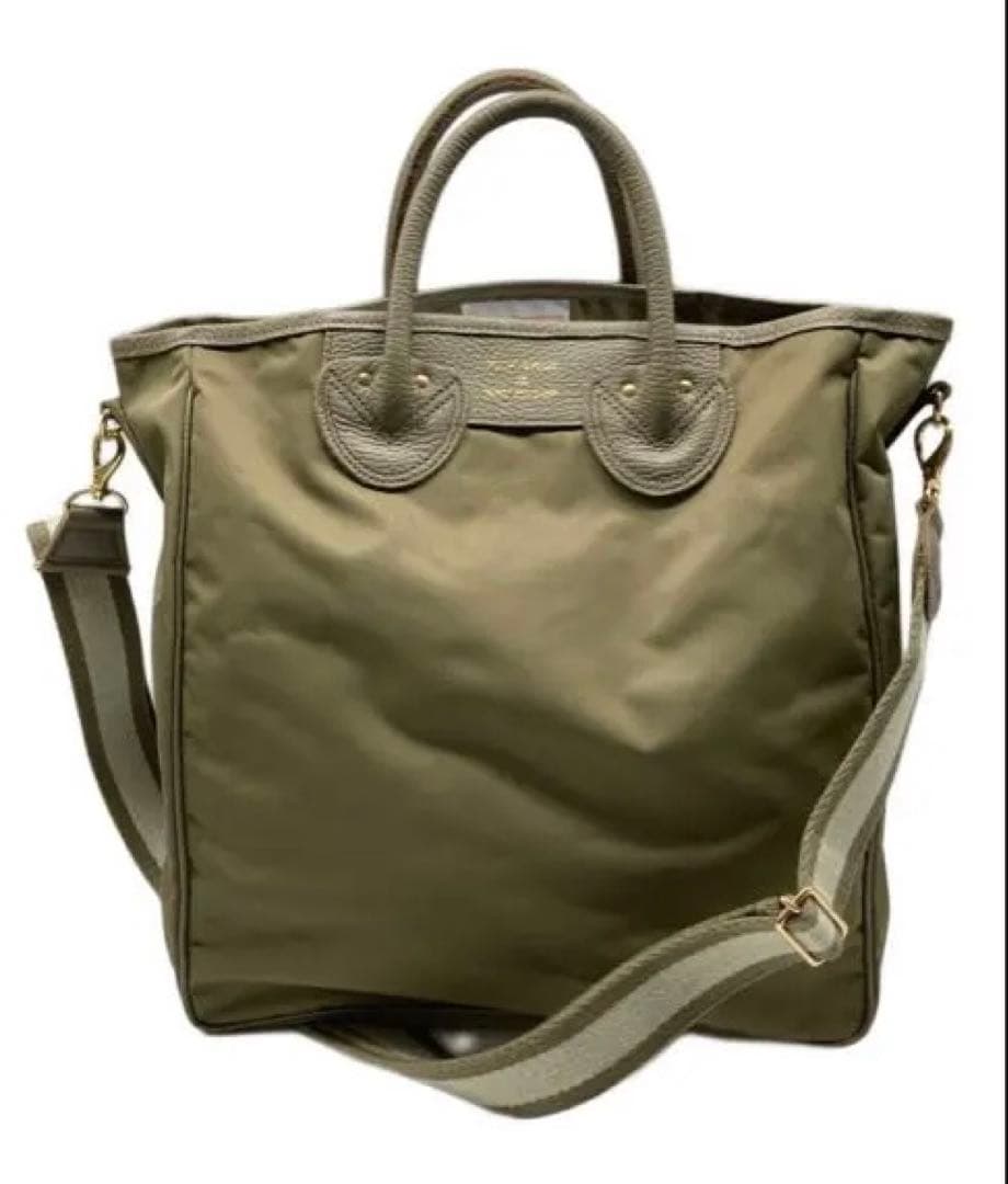 オリーブグリーン トートバッグ