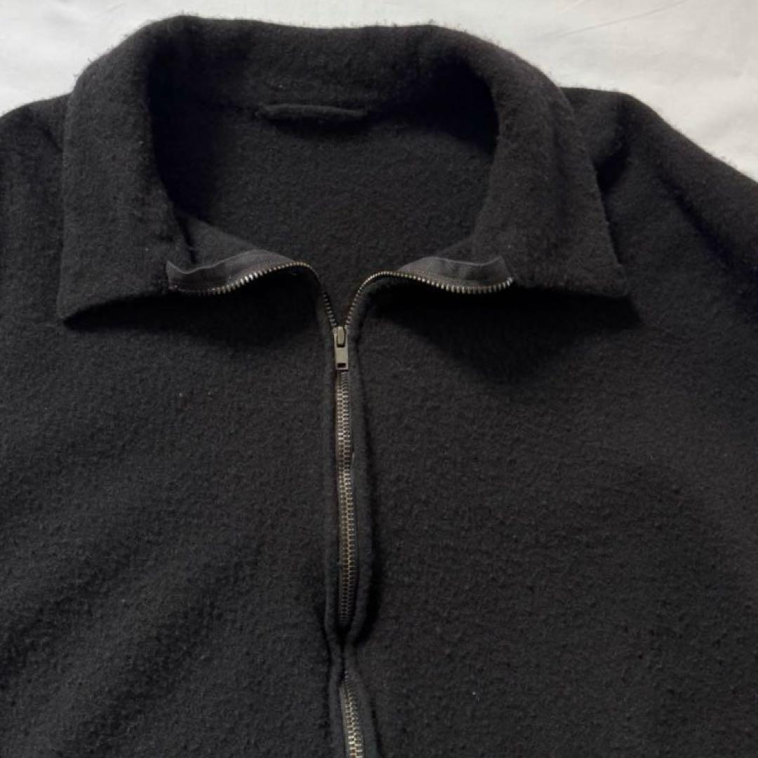COMOLI(コモリ)『縮絨ウール ジップショートジャケット』size:3 L