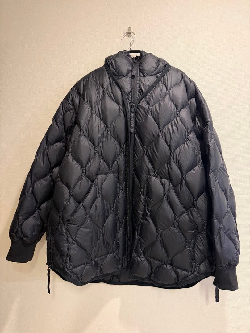 FRAMeWORK×TAION タイオン 別注フードビブス付きブルゾン　黒