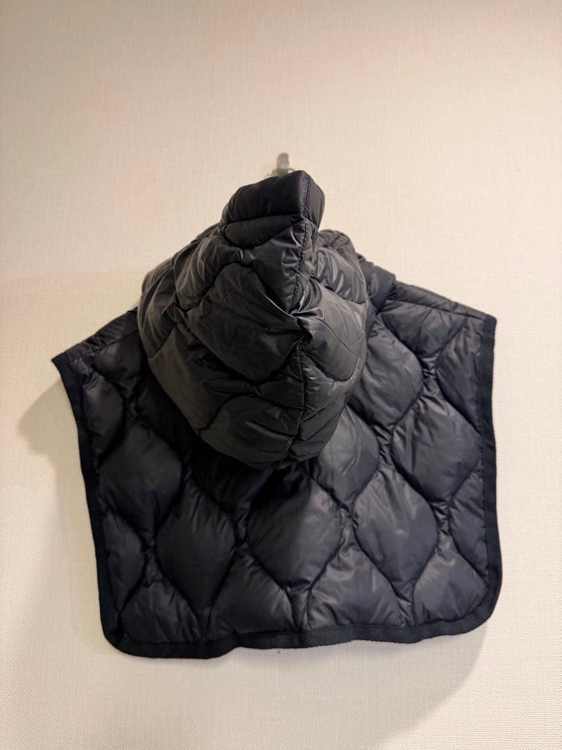 FRAMeWORK×TAION タイオン 別注フードビブス付きブルゾン　黒