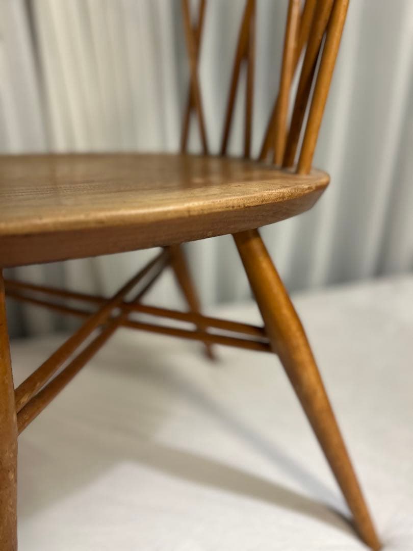 イギリスアーコール社ercolクロスバックチェアミッドセンチュリー アンティーク