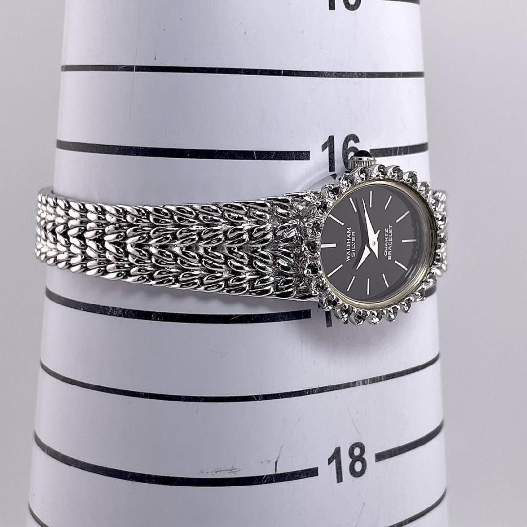 【新品電池/稼働】SV925/24P ウォルサム マキシム ダイヤベゼル 時計