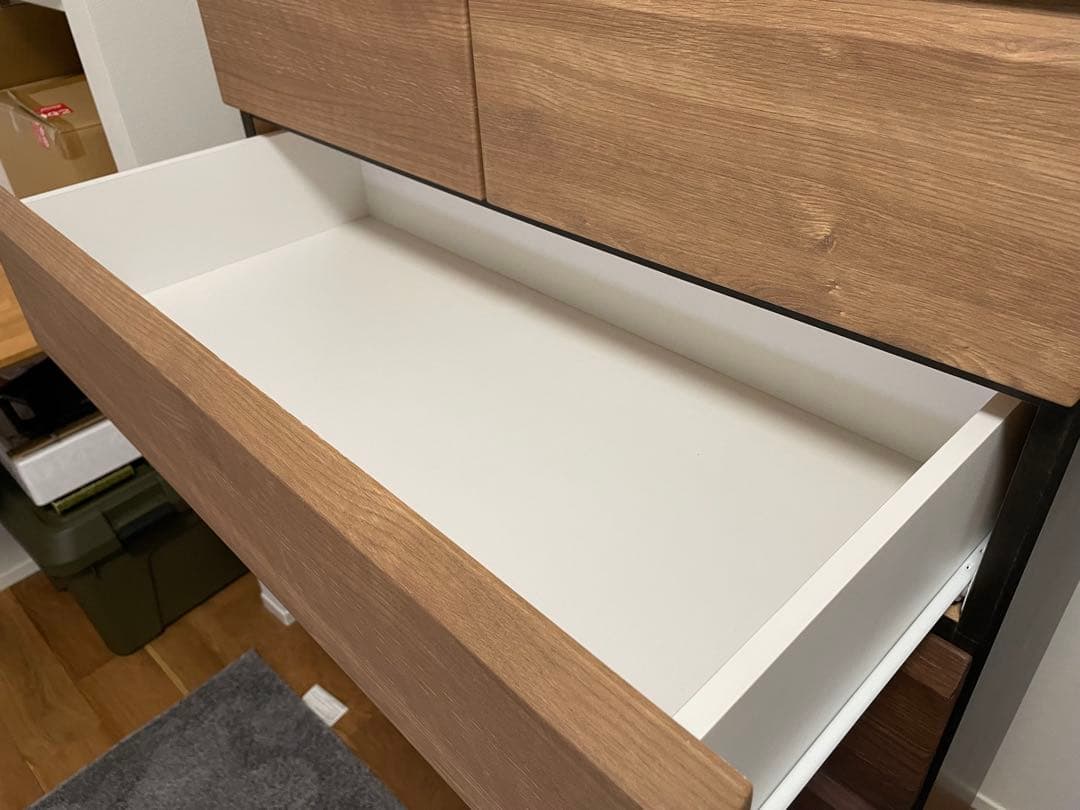 木製チェスト ブラウン