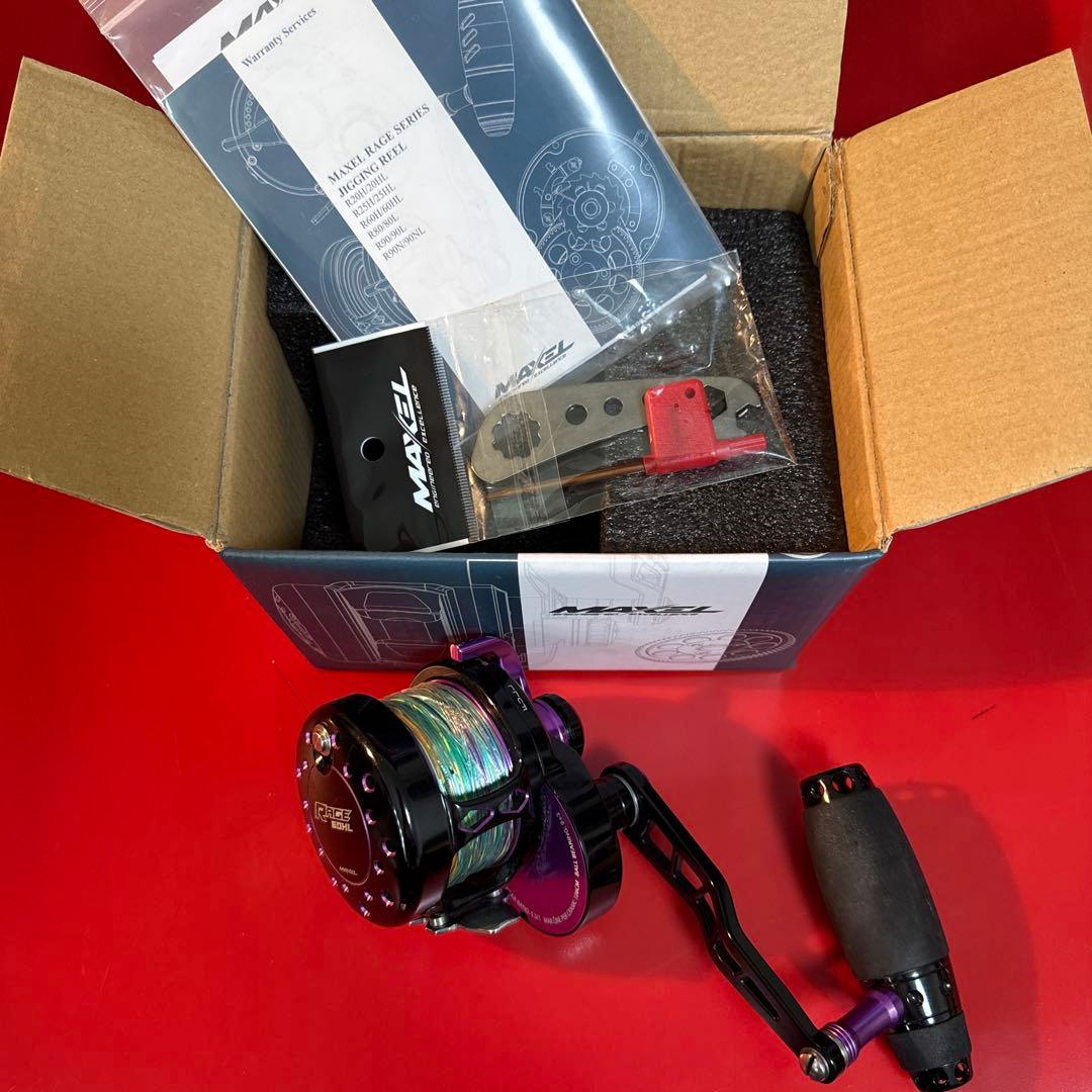 MAXEL RAGE 60HL BLACK PURPLE マクセル レイジ