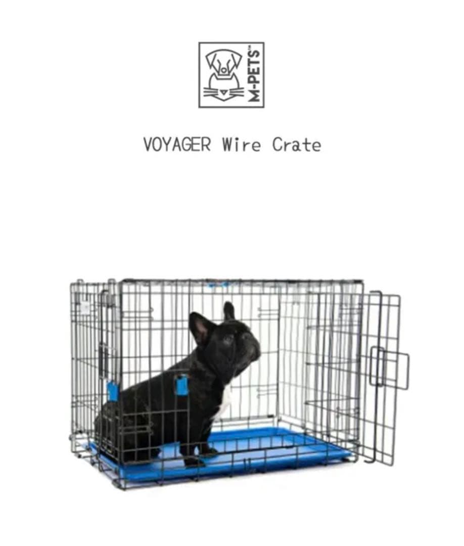 【M-PETS】2ドアプレミアムワイヤークレート　Мサイズ