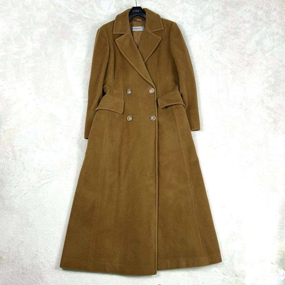 SPORTMAXマックスマーラ カシミヤアンゴラ マキシダブルチェスターコート