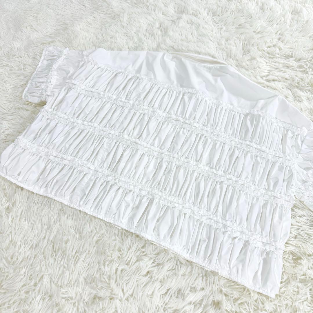 【新品未使用】ENFOLD エンフォルド　TIERED GATHER SHIRT