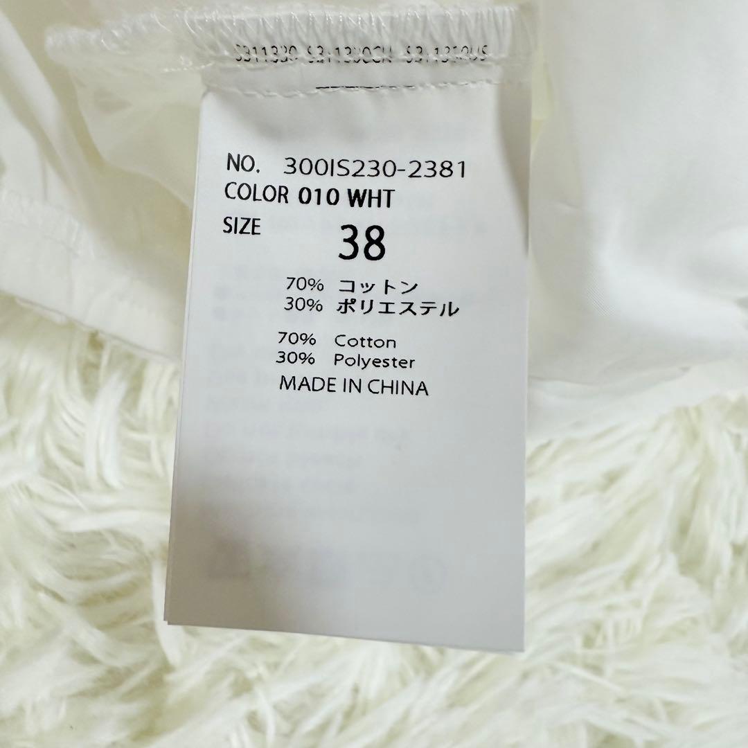 【新品未使用】ENFOLD エンフォルド　TIERED GATHER SHIRT