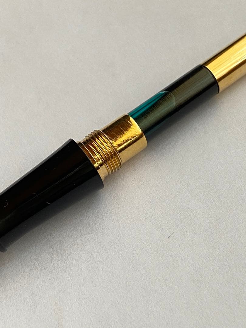 【廃番品】プラチナ万年筆　旧型ブライヤー#3776 14K 細字　コンバーター付