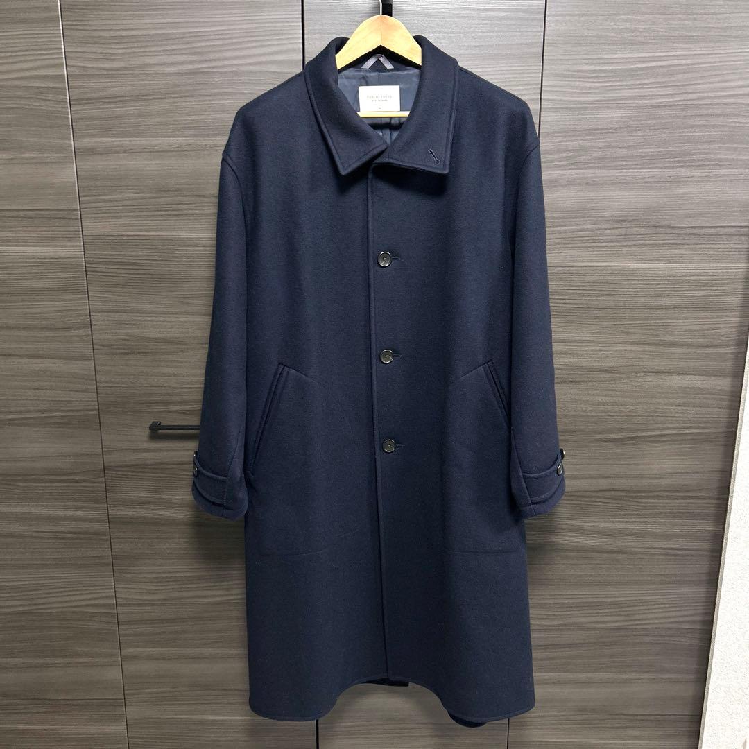 パブリックトウキョウ マルチウェイ メルトンオーバーサイズスタンドコート 02