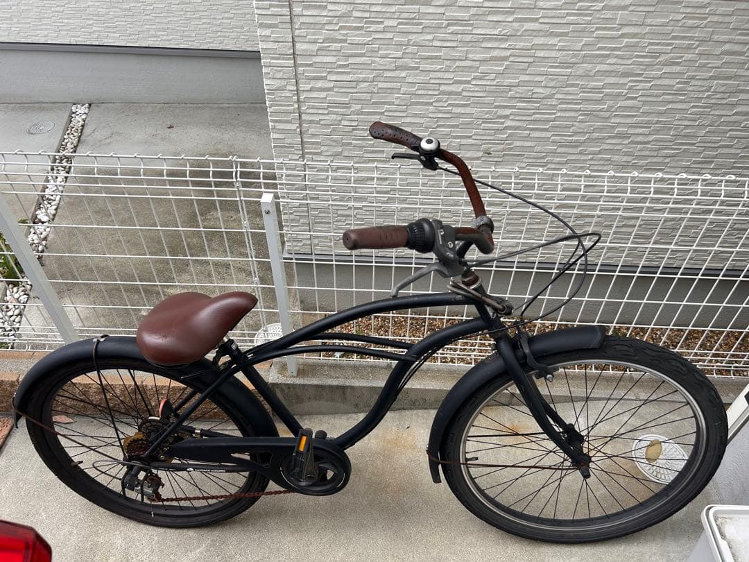 ビーチクルーザー 26インチ マッドブラック　大阪　　引き取り希望　価格交渉OK